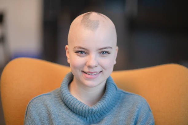 Female alopecia patient
